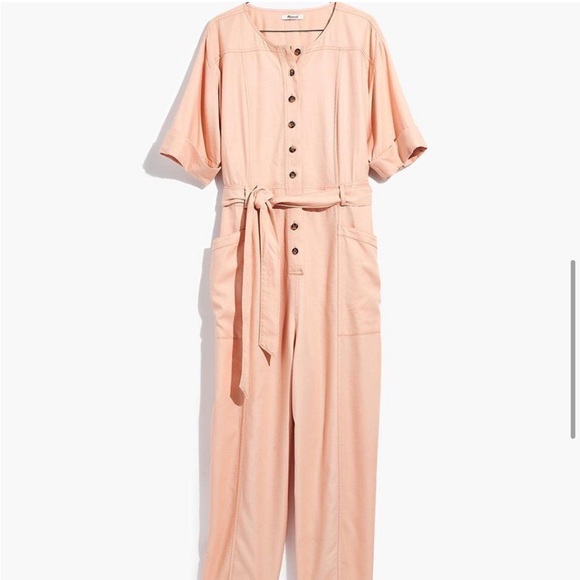 Madewell Pink Jumpsuit - Picture 6 of 7